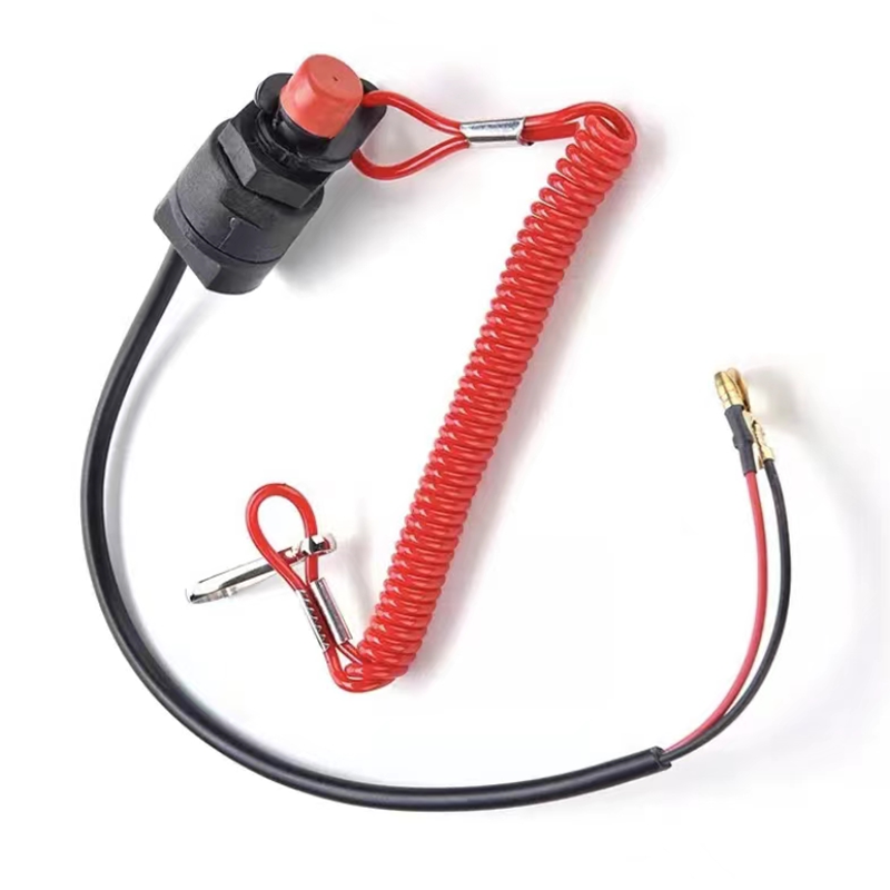 Kill  lanyard Stop Switch With Safety   outboard  motor parts   boat  engine