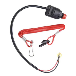 Kill  lanyard Stop Switch With Safety   outboard  motor parts   boat  engine