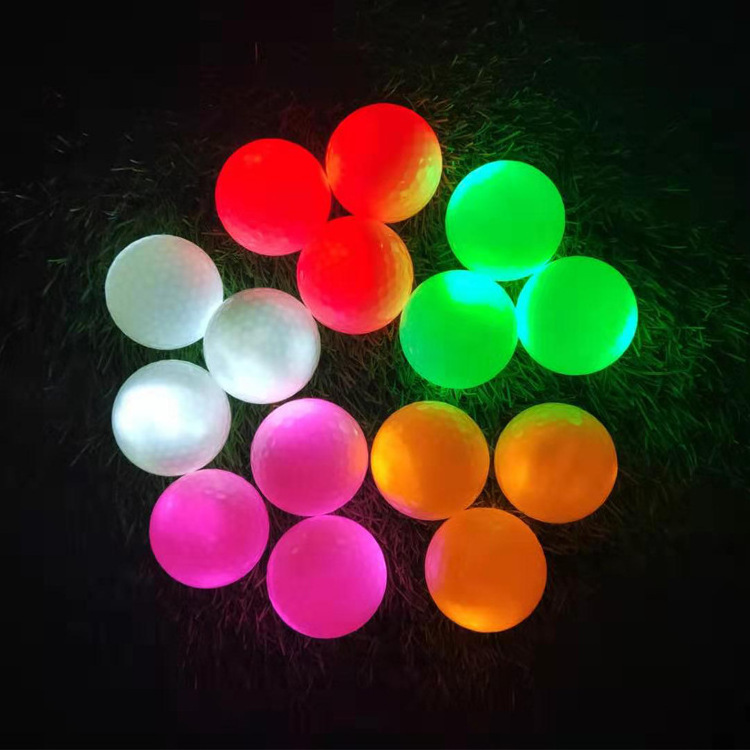 OEM Customized Logo Glow In The Dark Light Up LED Golf Balls