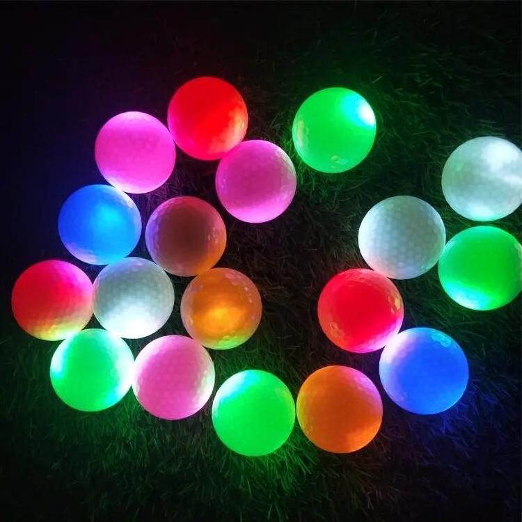 OEM Customized Logo Glow In The Dark Light Up LED Golf Balls