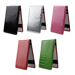 Colorful Alligator Surface Pu Leather Golf Scorecard Holder