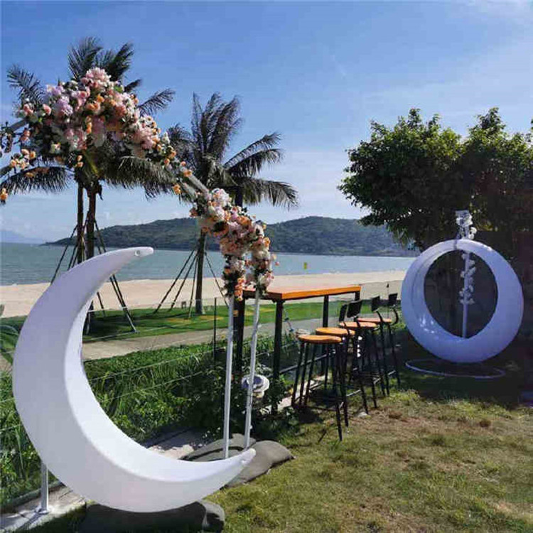 Led swing solar outdoor courtyard swimming pool decoration waterproof photo props