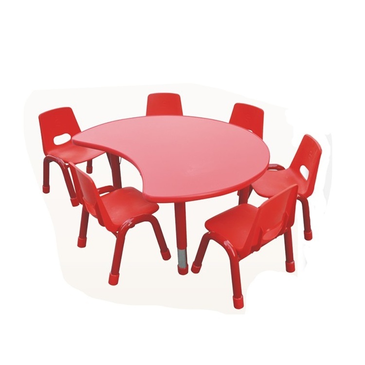 Children table and chair kindergarten daycare center furniture nursery preschool plastic children table chair