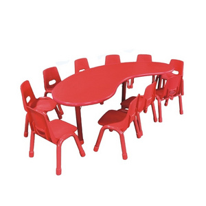 Children table and chair kindergarten daycare center furniture nursery preschool plastic children table chair