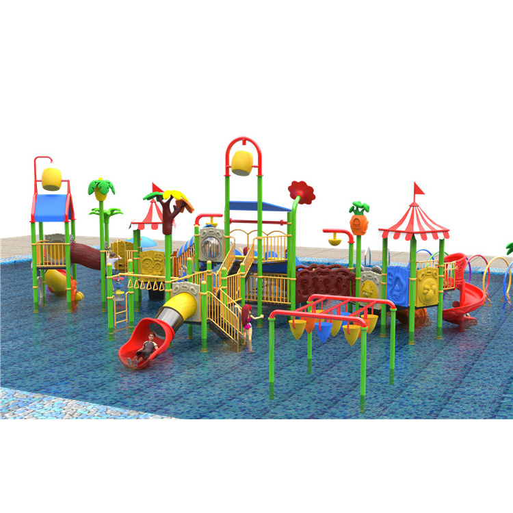 Hot sale swimming pool water slide playground, water park play equipment fiberglass water slides