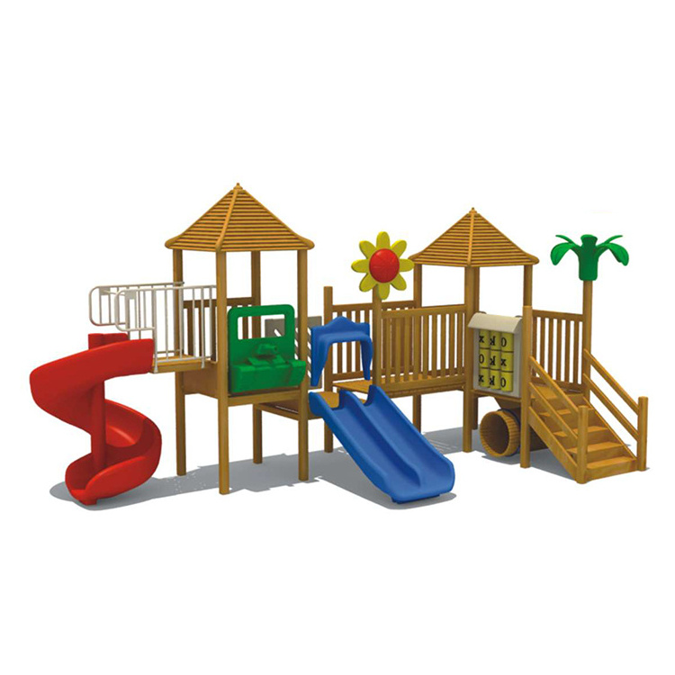 new arrived boat children kids Wooden Pirate Ship Play Set Complete Park Forts Slides Swings Lumber outdoor playground equipment