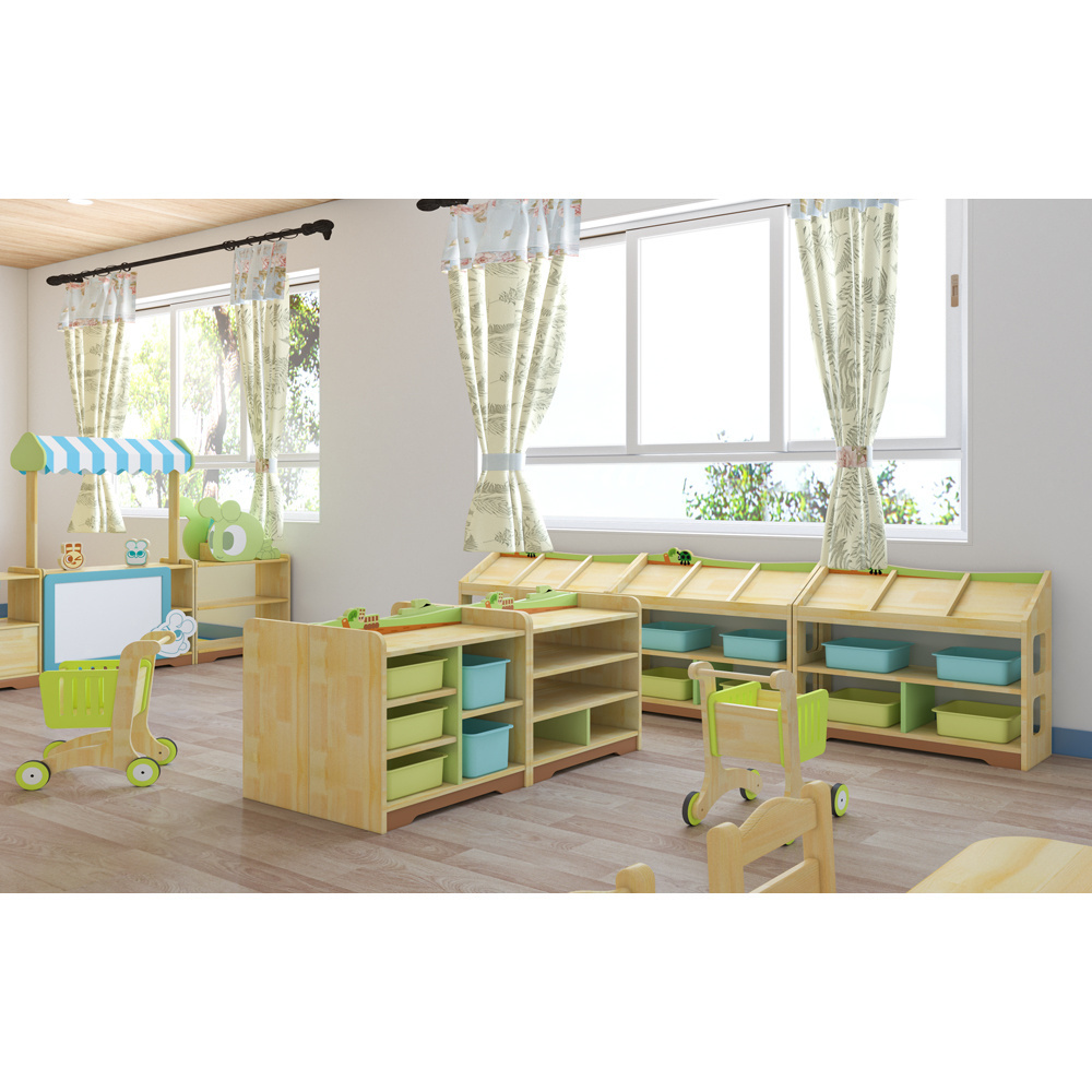 Wholesale Wooden Furniture Sets for Kindergarten and Daycare Custom Nursery Classroom Furniture for Kids