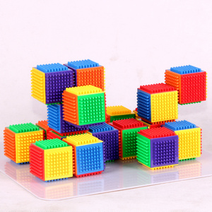 Hot Sale Kindergarten Learning Preschool Connecting Construction Interlocking Toy Kids Educational Building Blocks