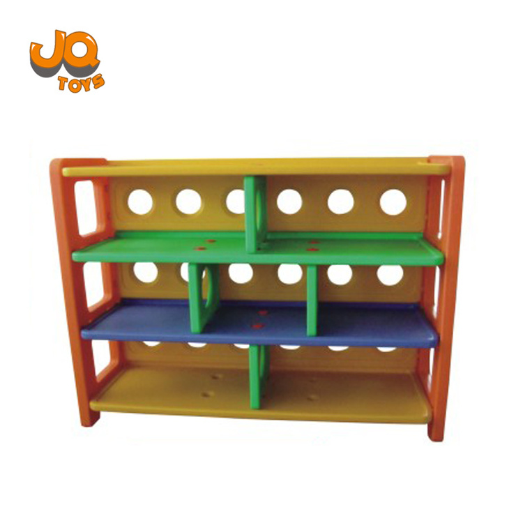 4 Layer Book Rack Movable Bookcases Kids Plastic Bookcase