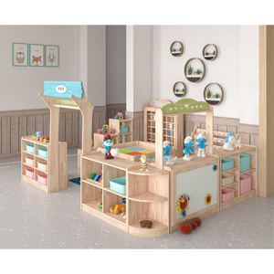 Wholesale Wooden Furniture Sets for Kindergarten and Daycare Custom Nursery Classroom Furniture for Kids