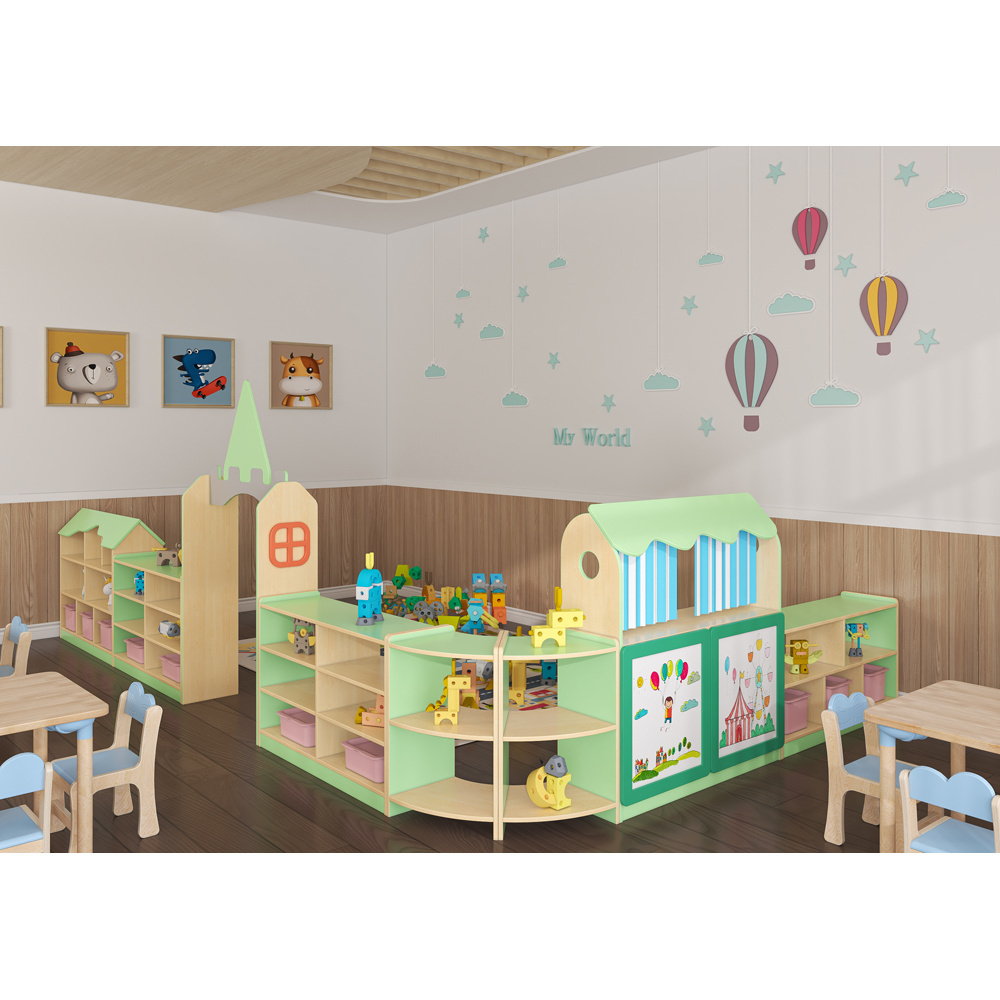 Wholesale Wooden Furniture Sets for Kindergarten and Daycare Custom Nursery Classroom Furniture for Kids