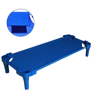 Kindergarten school furniture kids bed preschool plastic stackable bed cheap bed for wholesale