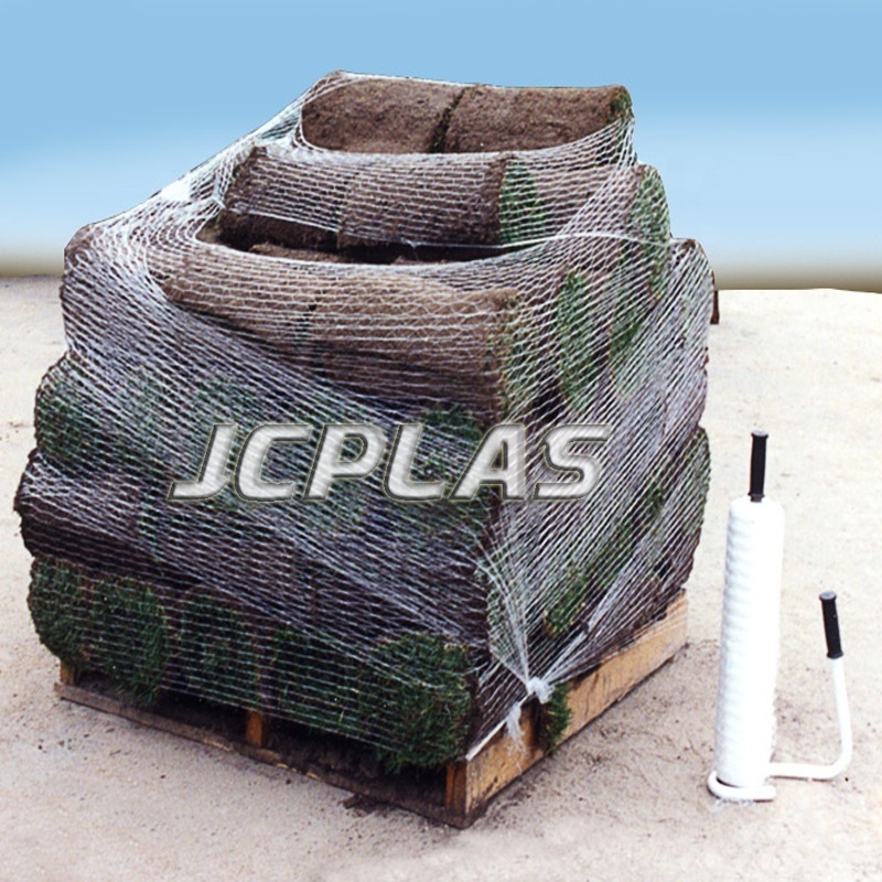 Transportation easy packing pallet netting Turf Packing 50/75cm Pallet Net Wrap vegetable palletizing air flow packaging netting