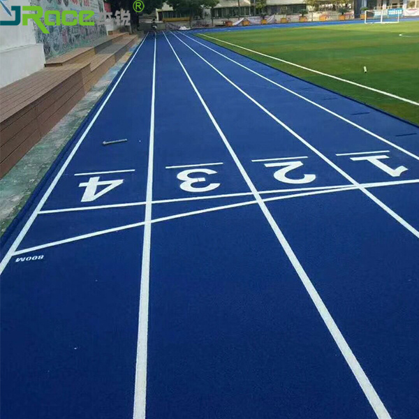 13MM Thickness Red Tartan Running Track With EPDM Rubber Flooring