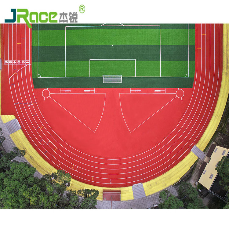 High School Widely Used Track And Field Running Tracks Sport Surface Material Synthetic Tartan Track