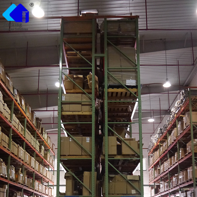 Beam Racks Wood or Plastic Pallet Storage Stacking Racking System Manufacture US Standard Teardrop Pallet Rack