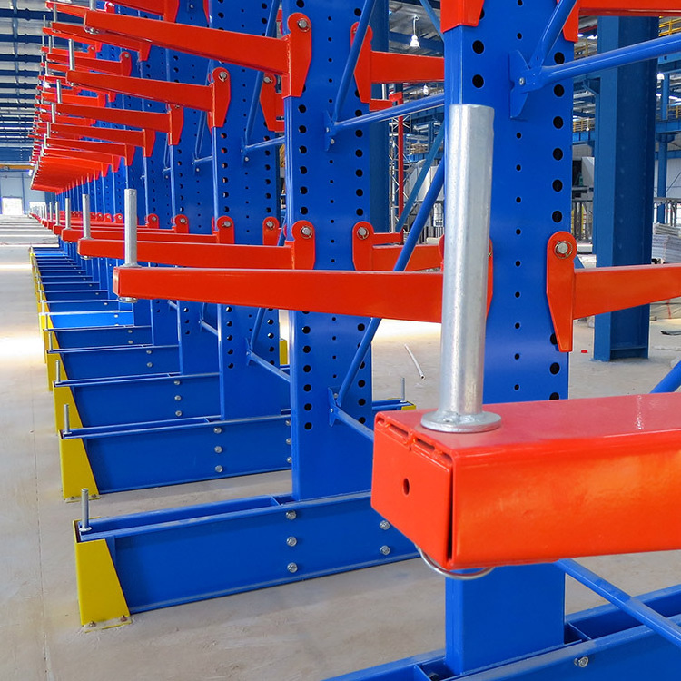 Warehouse Standard Pallet Rack Heavy-duty Sheet Metal Storage Cantilever Rack Metal Cantilever Storage Shelf,Steel Pipe Rack