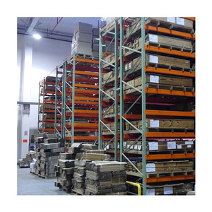 Beam Racks Wood or Plastic Pallet Storage Stacking Racking System Manufacture US Standard Teardrop Pallet Rack