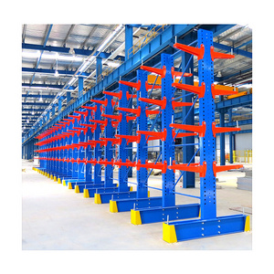 Warehouse Standard Pallet Rack Heavy-duty Sheet Metal Storage Cantilever Rack Metal Cantilever Storage Shelf,Steel Pipe Rack