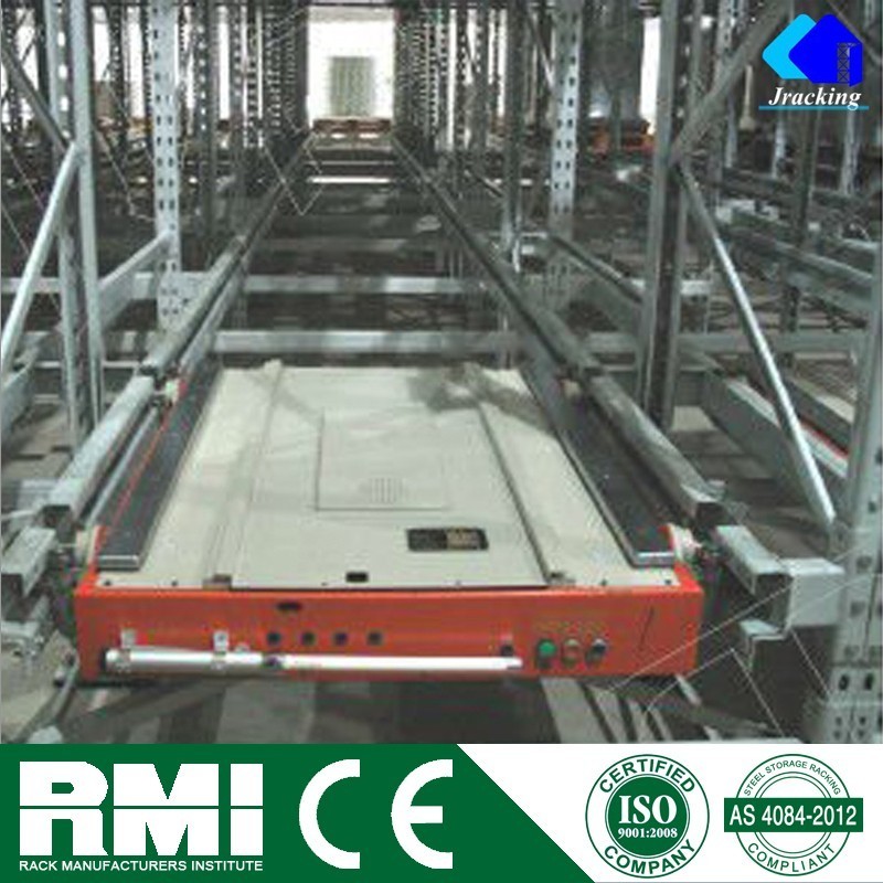 Jracking High Density Warehouse Storage Two/Four Way Radio shuttle pallet rack mobile movable pallet automatic rack steel pallet