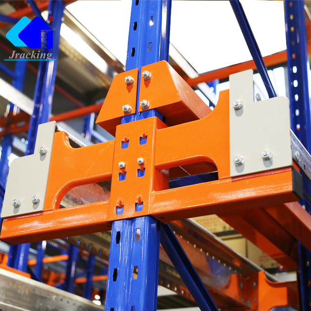 Jracking High Density Warehouse Storage Two/Four Way Radio shuttle pallet rack mobile movable pallet automatic rack steel pallet