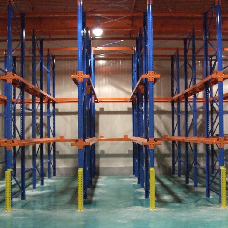 Heavy Duty High Density Storage Racking System FIFO Drive-in Pallet Rack