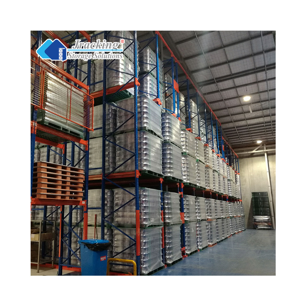 Jracking heavy storage logistics shelves Industrial storage shelves teardrop pallet shelves thickened steel