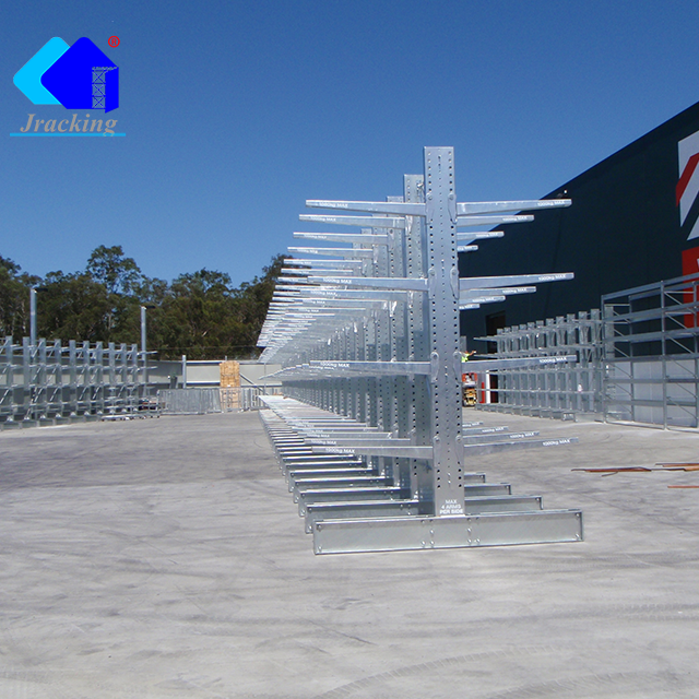 Jracking Outdoor heavy duty cantilever rack warehouse storage rack supplier