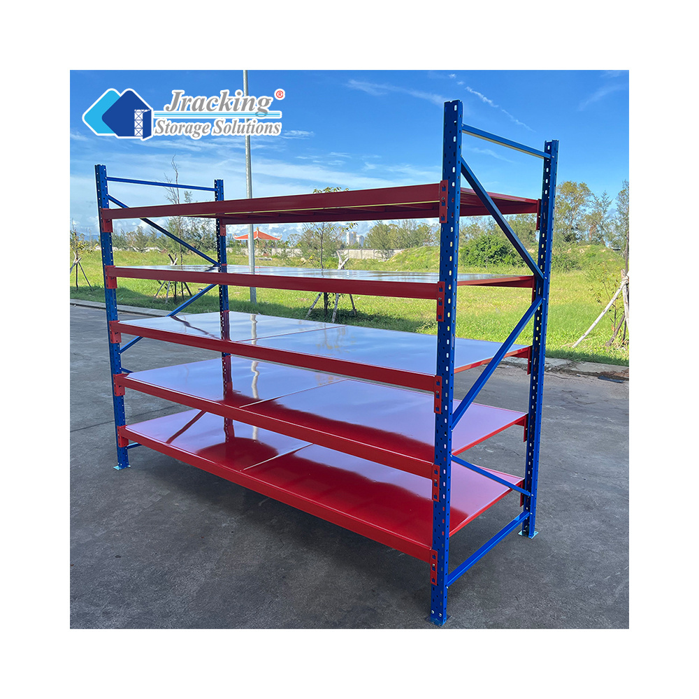 Jracking Factory Price Steel Medium Duty Long Span Shelf Racking