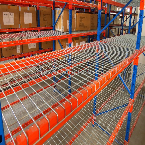 Jracking High Quality Steel  Pallet Racking Used Wire Mesh Decking