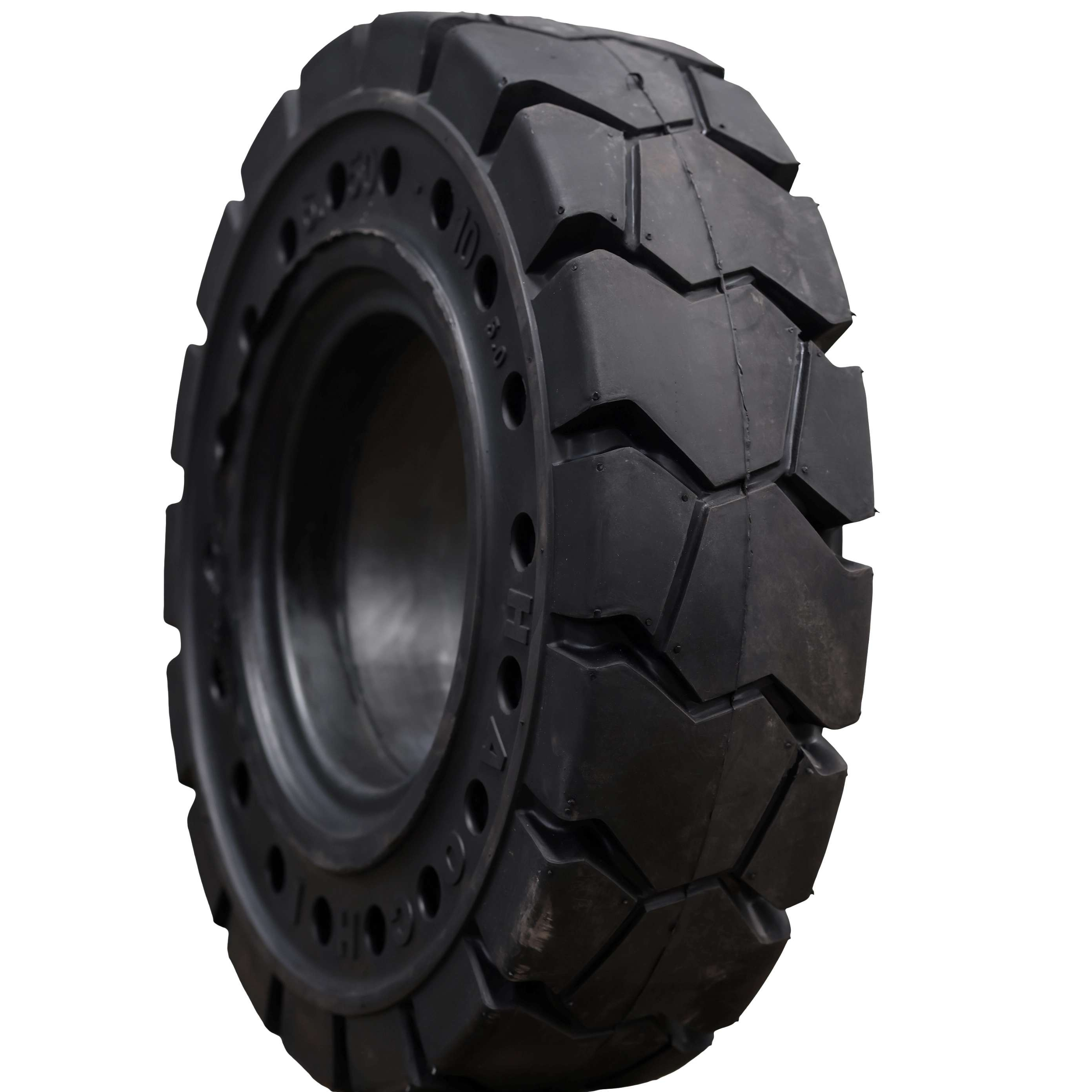 Heavy Truck Black Tires Rubber Wheel Solid Tyre