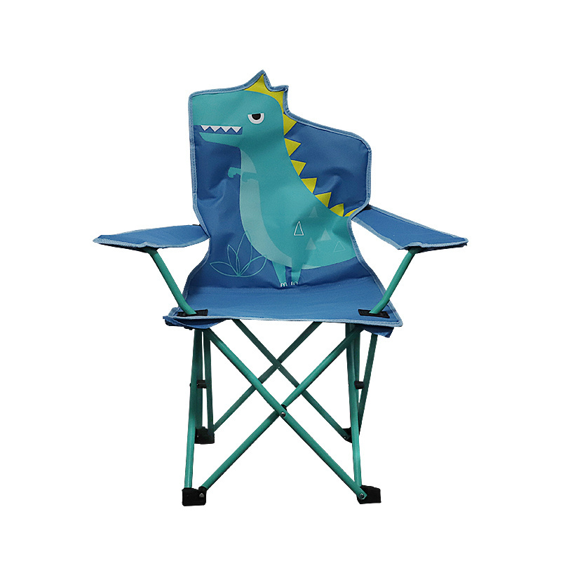 Lightweight Cartoon Children's Folding Chair Backrest Kids Camping Chair for Beach Traveling