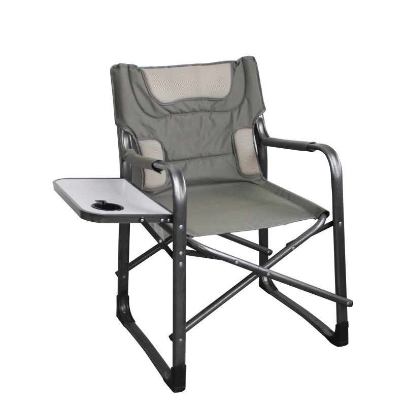 Portable Folding Director Chair Outdoor Sports Camping Chair Picnic Beach Chair with Side Table