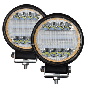 Faros Led exploradora led  redondo Universal 45w faros de trabajo con ojo de angel para camiones