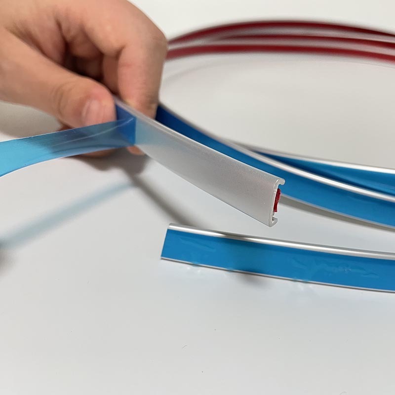 U-shape Edging Trim For Table Edge Banding Flexible Plastic trim Pvc Furniture Tape Shaped