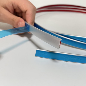 U-shape Edging Trim For Table Edge Banding Flexible Plastic trim Pvc Furniture Tape Shaped