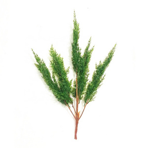 factory hot sale  artificial  cedar tree leaves artificial christmas tree pine branches