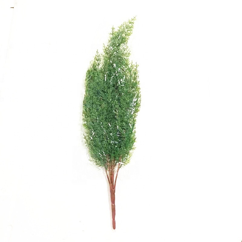 factory hot sale  artificial  cedar tree leaves artificial christmas tree pine branches