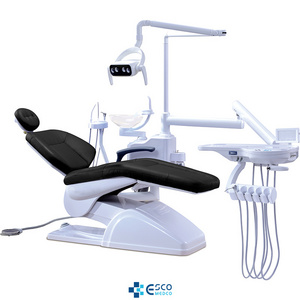 CE Certified Dental Unit Chair Electric Dental Equipment with Spare Parts Made of Plastic and Metal for Hospitals