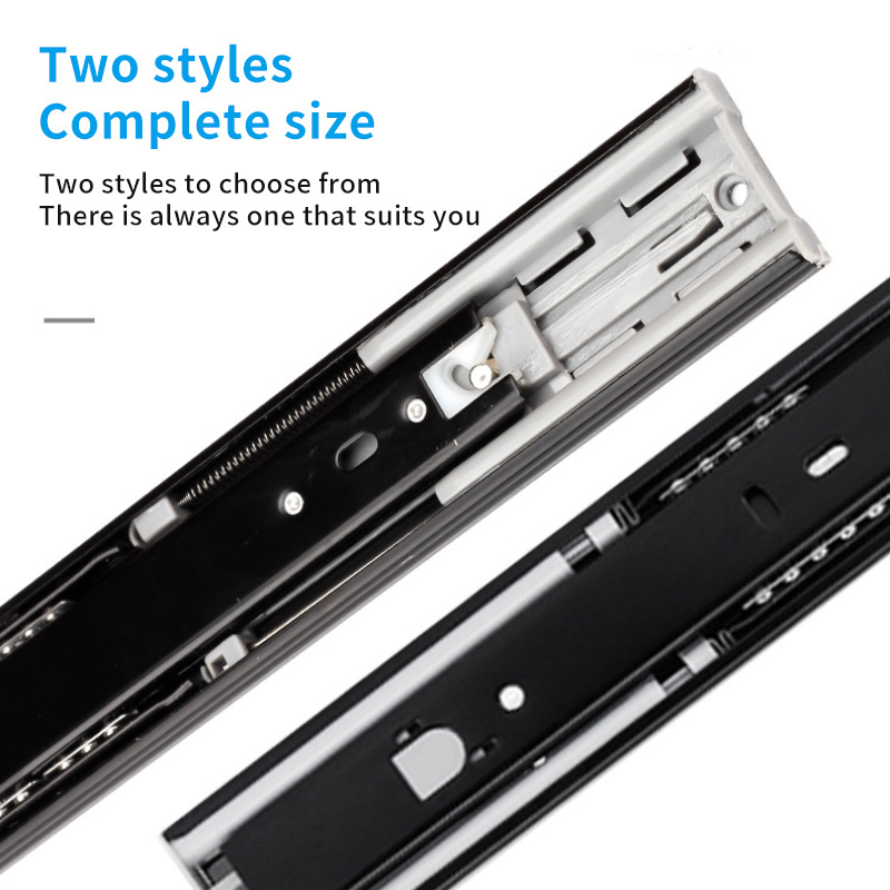 Jinrongda Professional Heavy Duty Drawer Slides Undermount Telescopic Channel Drawer Slide Rail