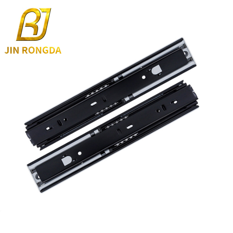 Jinrongda Professional Heavy Duty Drawer Slides Undermount Telescopic Channel Drawer Slide Rail