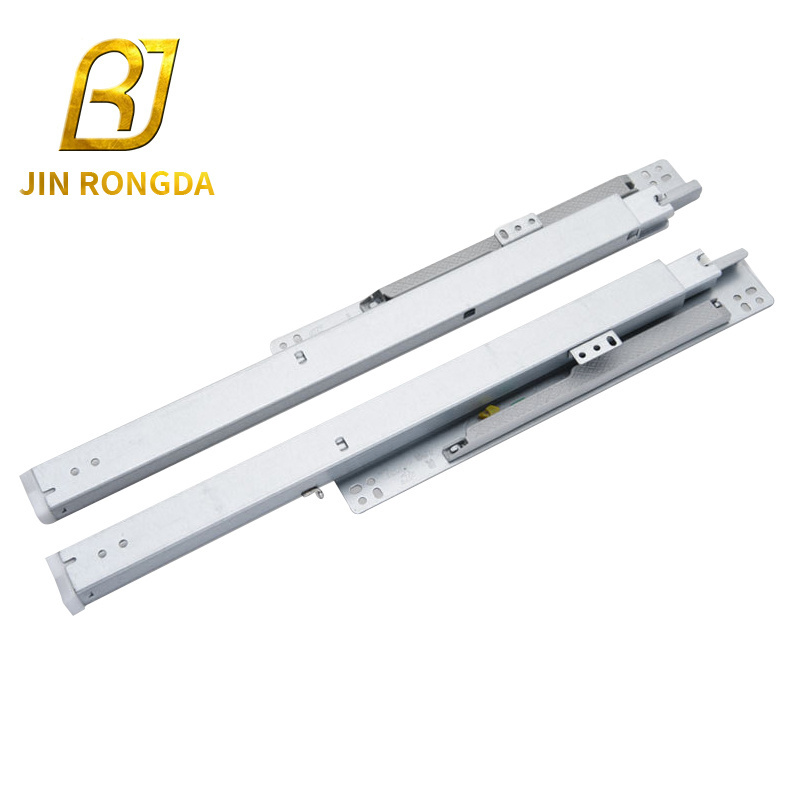 Jinrongda Self Closing Undermount Electrical Plastic Hardware Sliding Kitchen Truck Under Mount Drawer Slides