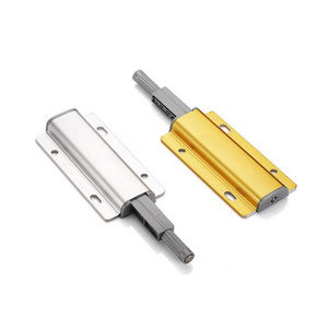 Jinrongda hardware magnetic touch push open press lock kitchen cabinet door magnetic push to open door catch