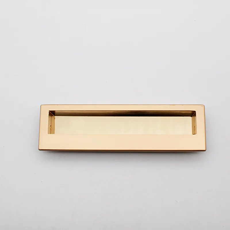 Jinrongda Hot sales Hidden Pull Cabinet invisible embedded sliding door handles recessed finger pull handle