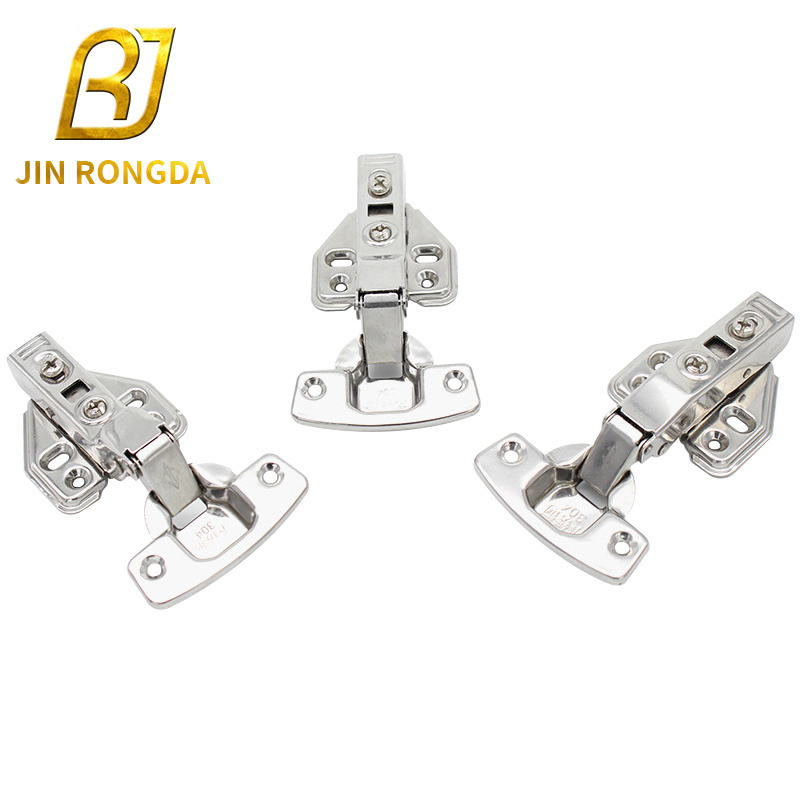 Jinrongda Hydraulic Dtc Hinge Door & Window Cabinet Furniture Soft Close Ss Hinges 304 Stainless Steel Carton Kitchen Furniture