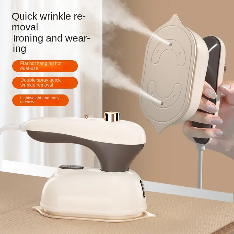 Household dormitory hanging ironing machine Handheld spray portable electric iron folding rotary ironing machine