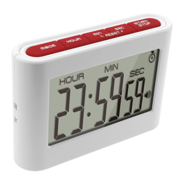 Supplies 24 Hour Timing Clock Japanese Household Mini Kitchen Items Digital Cooking Utensil Modern Rectangle J&R Original White