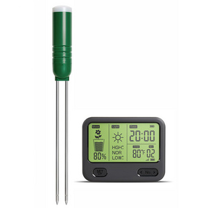 J&R 300ft Wireless 4 in 1 Digital Plant Water Soil Tester Sensor Temperature Moisture Meter for Garden Greenhouse