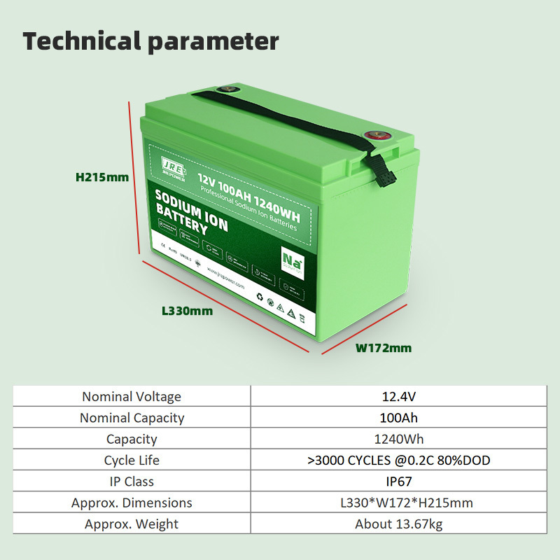 factory best price Nano Ion Batteries 100ah 12v Sodium Ion Battery 3000 Cycles high quality Na Ion Battery