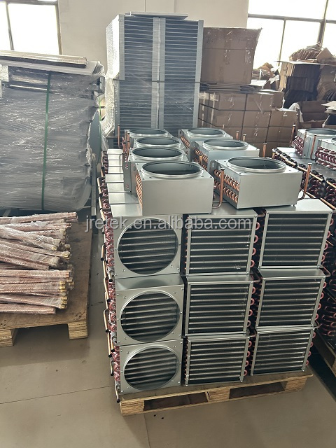 Multiple Effect Evaporator Air Cooled Condenser Copper Tube Heat Exchanger